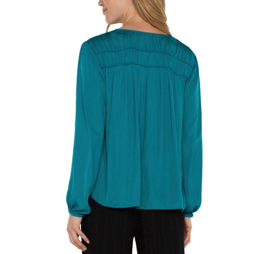 Liverpool V-Neck Blouse - Picture 2 of 9